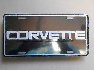 70 71 72 73 74 75 76 77 78 79 80 81 82 83 84 85 86 87 Corvette License Plate NEW - Foto 1 di 1