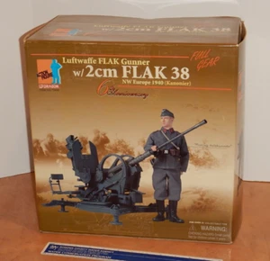 DRACHE 1/6 WWII GERMAN MARCUS HOLZHAMMER LUFTWAFFE FLAK GUNNER MIT 2CM FLAK 38 - Bild 1 von 9