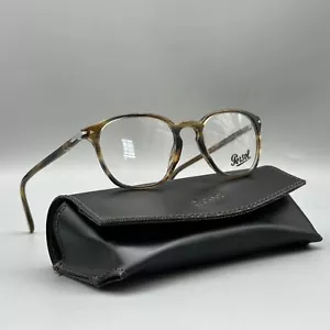 Persol PO 3178 V 1049- Men's Eyeglasses-52-20-145mm- Striped Brown Grey-Original - Picture 1 of 7