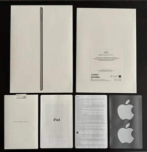 ~Apple iPad 9e génération 64 Go WiFi gris sidéral boîte vide inserts uniquement A2602 MK2K3LL/A~ - Photo 1/5