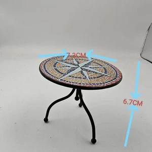 Doll House Miniatures Furniture 1/12 Scale  Round Coffee Table Divination Store - Picture 1 of 1