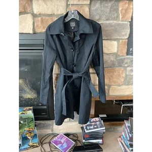 Saks Fifth Avenue Damen schwarz Trenchcoat Gr. Medium - Bild 1 von 7