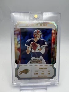 2022 Panini Contenders - JIM KELLY Admit One Buffalo Bills Case Hit SSP AO-JKE - Bild 1 von 2