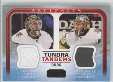 2023-24 Upper Deck Artifacts Tundra Tandems Robin Lehner/Marc-Andre Fleury Patch