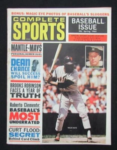 Spring 1965 Complete Sports Magazine Baseball Issue Willie Mays Cover 185544 - Picture 1 of 1