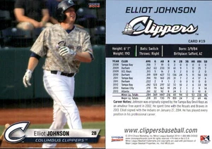 Elliot Johnson 2014 Choice Columbus Clippers #19. RC FREE SHIP *AutographDen* - Picture 1 of 1