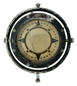 Vintage W. Ludolph Marine Bussola - Foto 1 di 17