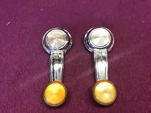 1968 - 1972 GM WINDOW CRANK HANDLE PAIR OE# 9715291 SET # 6 CHEVY CAPRICE IMPALA - Picture 1 of 4