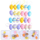  32 Pcs Easter Hanging Ornaments Bling Decor Egg Pendant Accessories