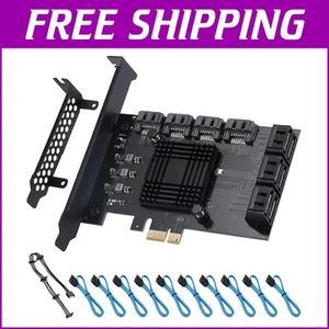 High-Speed PCI Express 3.0 SATA Controller Card - 10 Ports for Ultimate Storage - Picture 1 of 9