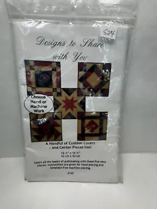 Kissen Kissenbezüge Muster Quilt Muster Hand Piecing oder Maschine - Bild 1 von 2