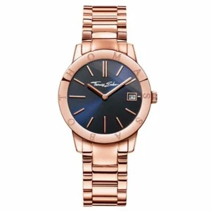 Thomas Sabo WA0215 Soul Rose Gold Plated Watch with Blue Dial RRP $479 - Picture 1 of 6