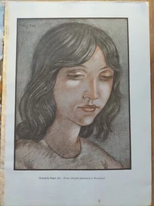 Old print Art Magazine 1929 EUGENE ZAK EUGENIUSZ (1884 - 1926) vecchia Stampa - Foto 1 di 4
