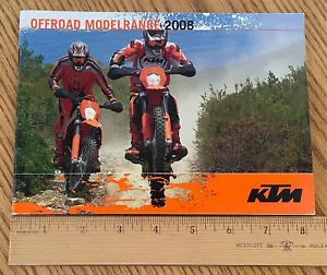 2008 KTM Offroad AND Street Modelrange Motorcycle Brochure Catalog Spanish NEW - Picture 1 of 4
