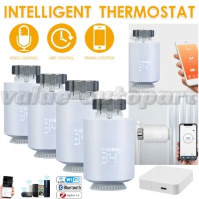 Tuya Zigbee Heizkörperthermostat Ventil Heizung Sprachsteuerung Für Alexa Google - Bild 1 von 4