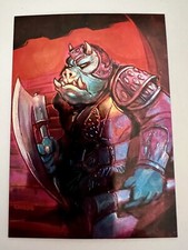 1996 Topps Star Wars Finest Chromium Trading Card #79 Gamorrean Guard