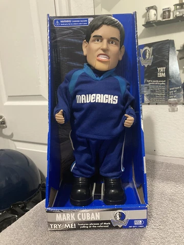 Dallas Mavericks Mark Cuban Talking 13.5" Action Figure Doll By Gemmy Cover