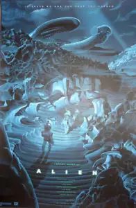 Laurent Durieux - Alien Print Poster Mondo Künstler Engpass - Bild 1 von 3
