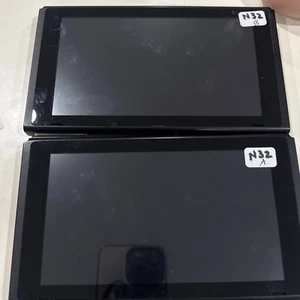 N32 Set Of 2 Nintendo Switch Black HAC-001(-01) Gaming Console - no Power As Is - Picture 1 of 6