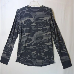 Mossimo Supply Co Thermal Crew Gris Camuflaje Ajuste Atlético Grande Nuevo con Etiquetas - Imagen 1 de 8