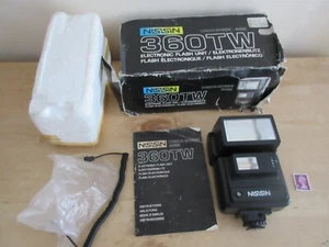 Nissin 360TW Electronic Flash Unit Boxed with cable NO Filters - Picture 1 of 3