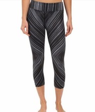 Prana Roxanne Striped Capris Size Large 