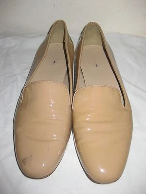 J.Crew Patent Leather  Loafers Flats Shoes Size 8 Made in ITALY. - Image 1 of 4