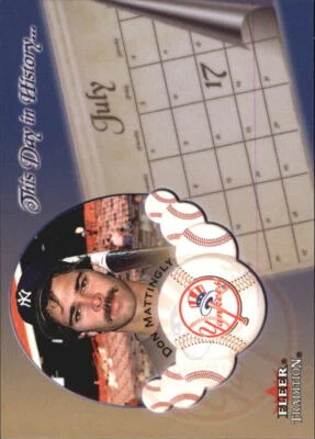B2200- 2002 Fleer Tradition This Day in History #10 Don Mattingly - NM-MT - Image 1 of 2