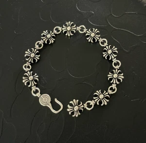 Chrome Hearts Style Cross Bracelet, unisex CH Plus Cut Out Cross Bracelet - Bild 1 von 3