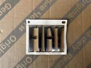 Emblema Logo Scritta FIAT ORIGINALE NUOVO Cromato - Bild 1 von 2