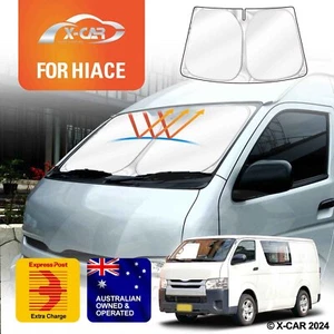 Car Windscreen Sun Shade for Toyota HiAce Van 2005-18 Blocks UV Rays Wind Screen - Picture 1 of 7