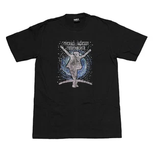 Vintage Michael Jackson Shirt Large schwarz Tour Konzert Bootleg Band T-Shirt Prince - Bild 1 von 10