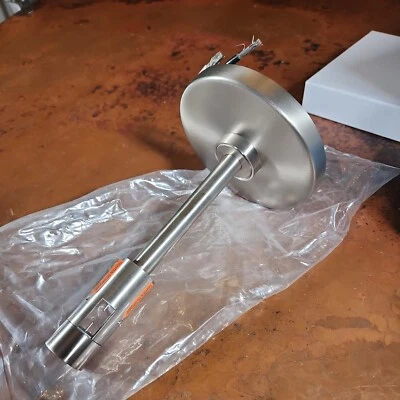 TECH LIGHTING 700TTP4C06S 4" T-TRAK ROUND POWER FEED 1-CIR CANOPY, SATIN NICKEL - Image 1 of 4