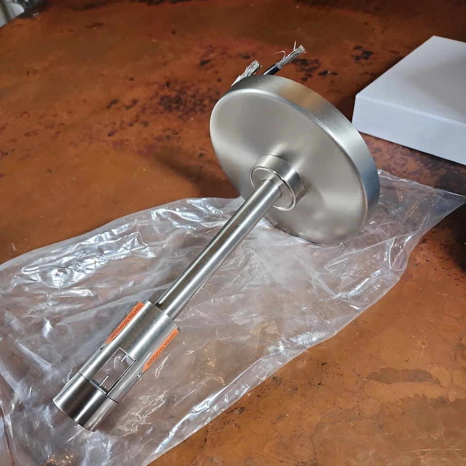 TECH LIGHTING 700TTP4C06S 4" T-TRAK ROUND POWER FEED 1-CIR CANOPY, SATIN NICKEL - Image 1 of 4