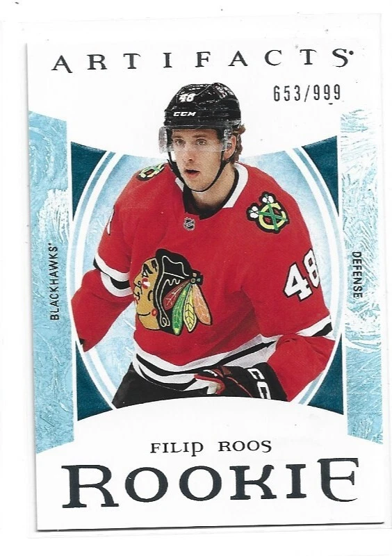 22-23 Upper Deck Artifacts Rookie /999 Filip Roos #207 - Image 1 of 1