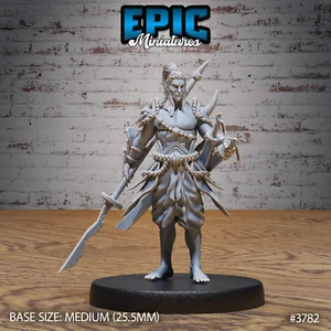 Impresión 3D Oni Adventurer A de Epic Miniatures RPG D&D Pathfinder - Imagen 1 de 2