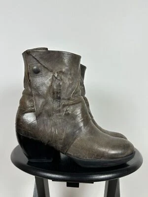 Mujer A.S.98. Botines de motociclista de cuero Airstep talla 41 EUR Foto 1 de 4