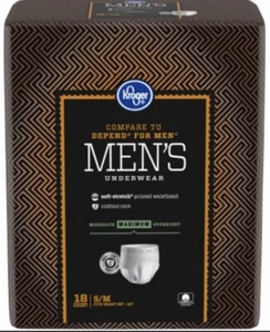 Biancheria intima uomo massimo assorbimento marca S/M Kroger. NUOVO sigillato - Foto 1 di 4