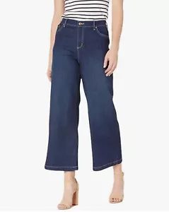 NUOVO GLORIA VANDERBILT AMANDA GAMBA LARGA CROP CLASSIC RISE STRETCH DONNA TAGLIA 14 - Foto 1 di 11