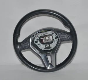 Lenkrad Mercedes W204 Lederlenkrad Multifunktionslenkrad Leder A2184602703 Orig. - Bild 1 von 14