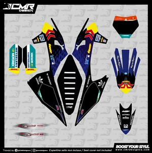 KIT Grafiche adesive Per KTM SX SXF 125 250 2019 2020 2021 2022 - Picture 1 of 1