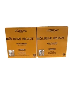 L'Oréal Paris Sublime Bronze Self-Tanning Towelettes Medium 6 Towelettes Ea. New - Picture 1 of 1