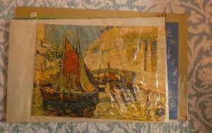 Rompecabezas del artista impresionista estadounidense Childe Hassam "Las escaleras españolas, Roma." - Imagen 1 de 1