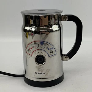 Nespresso Electric Aeroccino Milk Frother Stainless Steel Hot & Cold Model 3192 - Picture 1 of 17