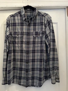 Camisa de franela Faded Glory para hombre - talla M 38-34 a cuadros - 100 % algodón - Imagen 1 de 9