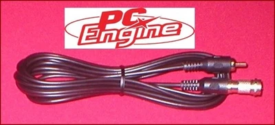 12Ft RCA Video Cable & RF Coax TV Adapter for Japanese NEC PC Engine Console NEW - Image 1 of 4