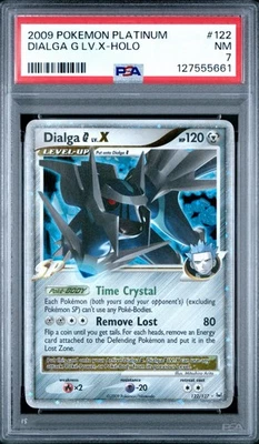 2009 Pokemon Platinum Dialga G Lv. X 122/127 Ultra Rare Holo PSA 7 Newest Cert - Image 1 of 2