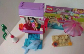 Lego 41028 - Friends Emma's Lifeguard Post - 2014 - 100% Complete Minifigs