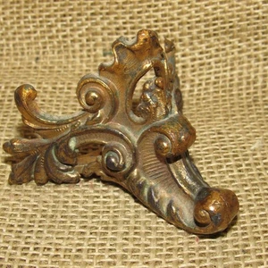 SETH THOMAS Manteluhr verzierte Beine / Füße ~ vorne & hinten ~ je Set - Bild 1 von 6