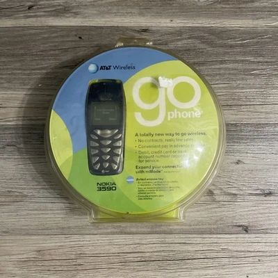 Teléfono Celular/Móvil AT&T Nokia 3590 GSM/GPRS Vintage Azul - Nuevo Foto 1 de 4